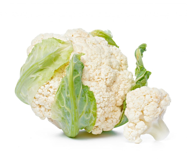 Cauliflower isolated on white background