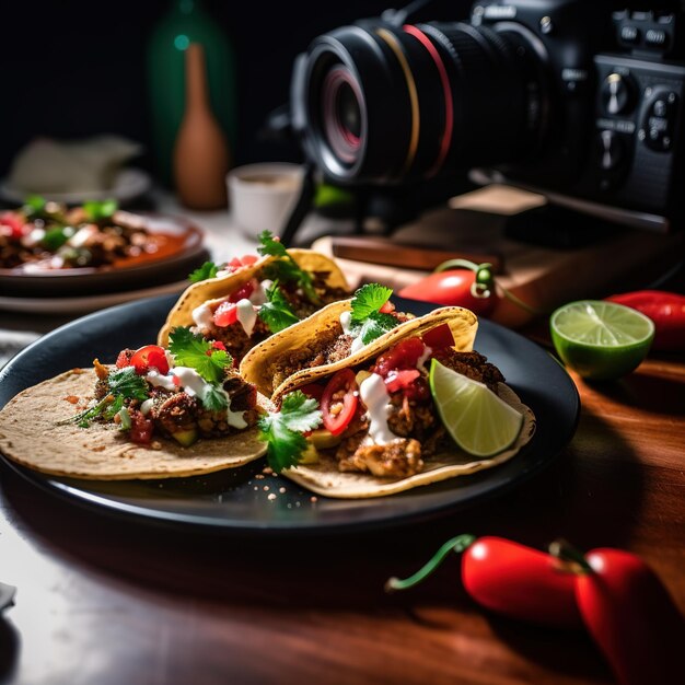 Photo cauliflower tacos