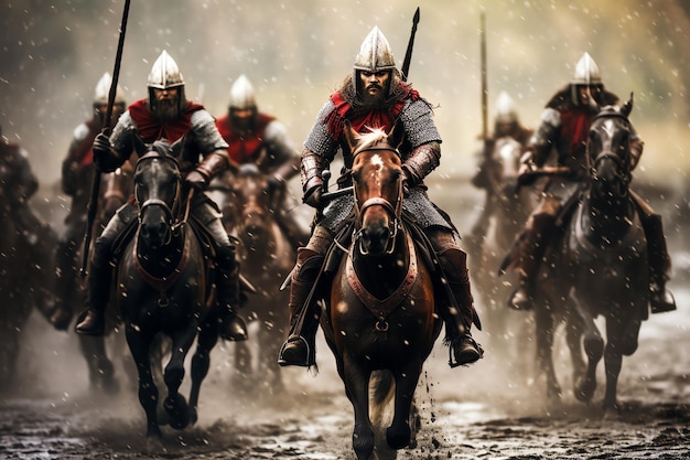 Photo cavalry medieval fantasy photo