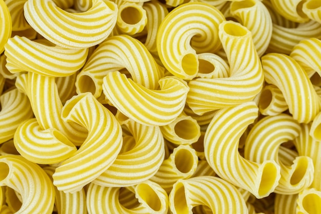 Sfondo di pasta cavatappi