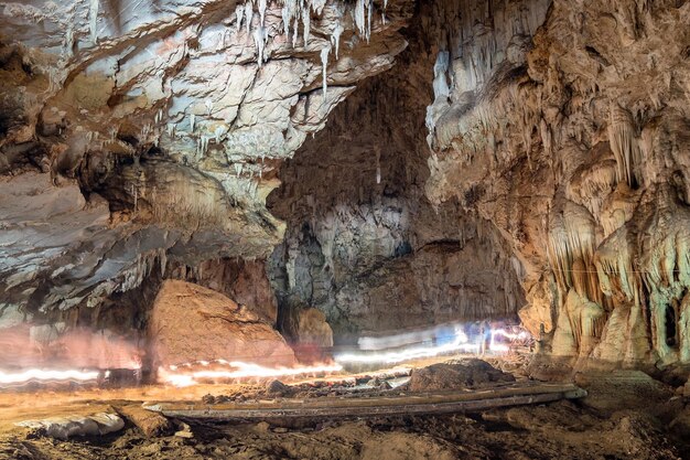 Cave lod phenomenon stone stalactite and stalagmite of natural