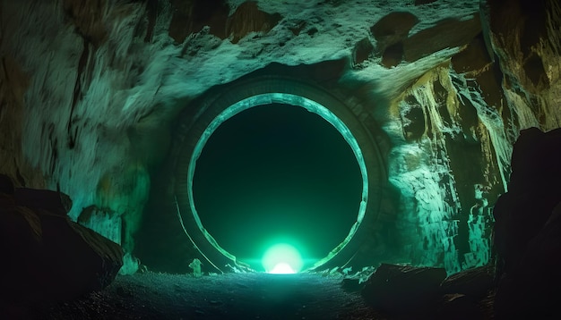 cave and water