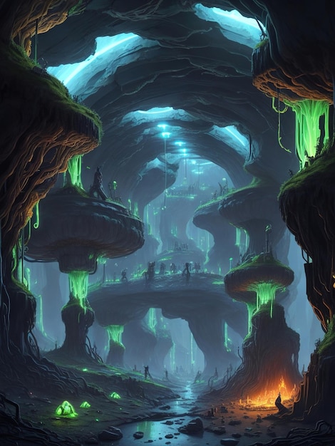 Caves on another planet