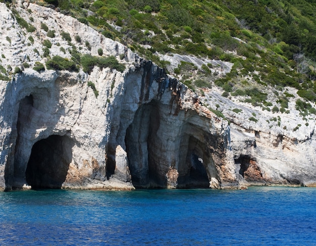 ギリシャのザキントス島の洞窟