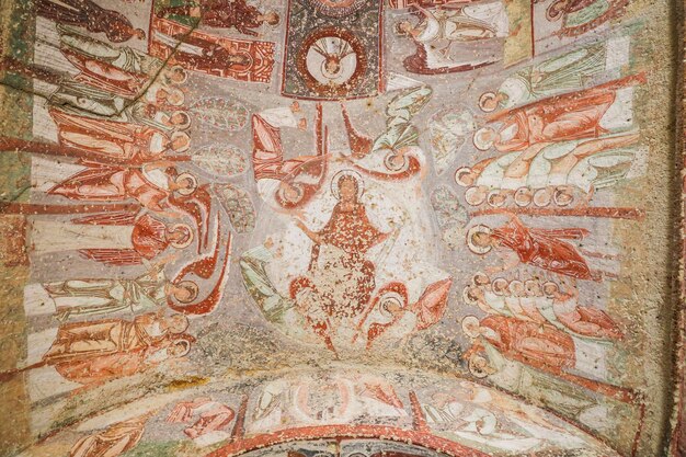 Cavusin Church in Cappadocia Turkey