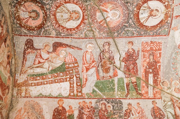 Cavusin-kerk in Cappadocië, Turkije