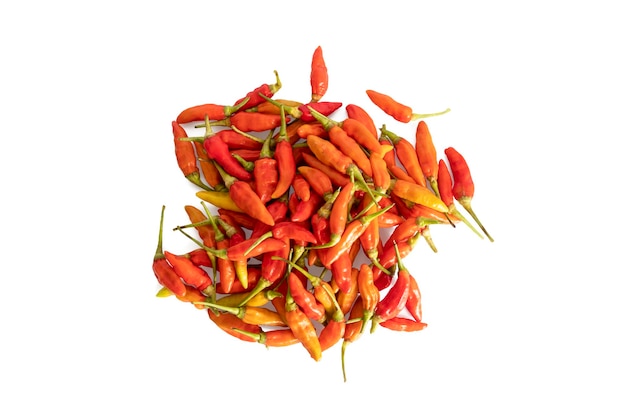 Cayenne pepper isolated on a white background