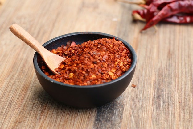 Cayenne pepper with dried