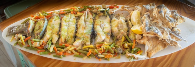 cazuela de pescados en salsa