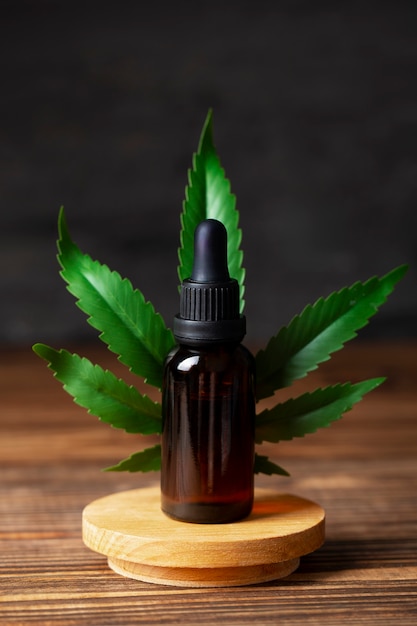 cbd treatment arrangement still life