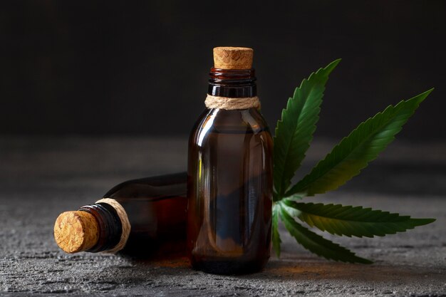 cbd treatment arrangement still life
