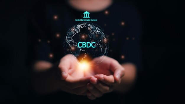 CBDC Central Bank Digital Currency Concept