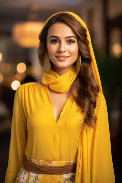 Photo cbs liayat ulhaffadan yellow stands out