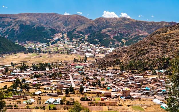 Ccorao village near cusco in peru