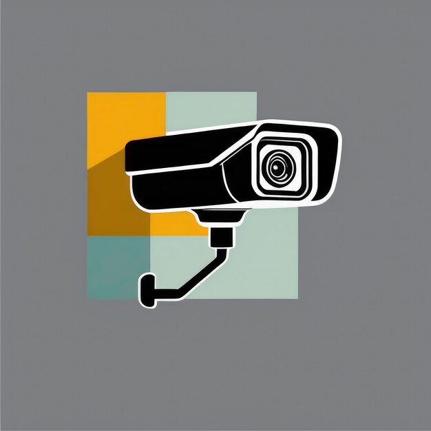 Photo cctv camera logo