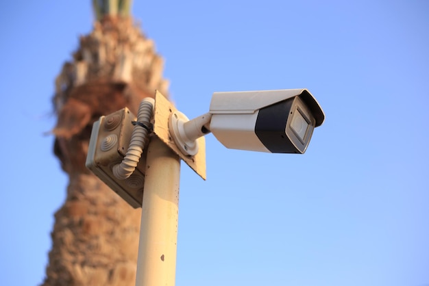 cctv camera on the roof