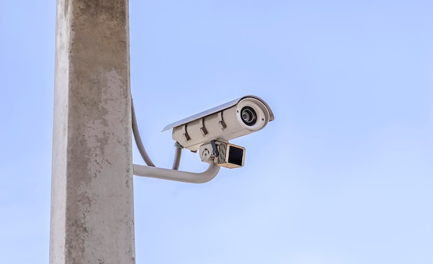 CCTV-camera's geïnstalleerd buiten het veiligheidsconcept van het gebouw