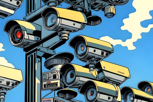 CCTV-camera's op de post