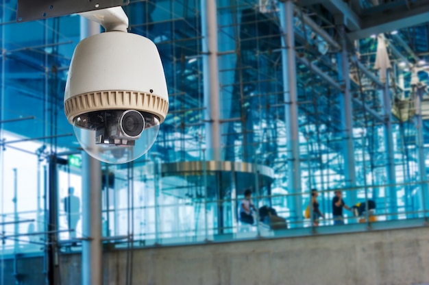 CCTV camera or surveillance operating in air port