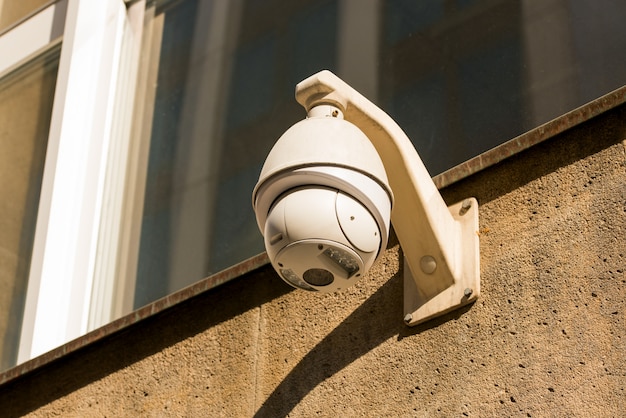 CCTV Cameras on the wall mounted