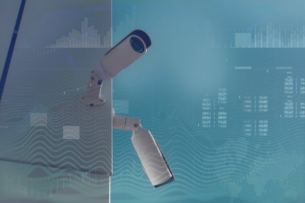 CCTV 외부 영상 감시 카메라 (물체 보호용)
