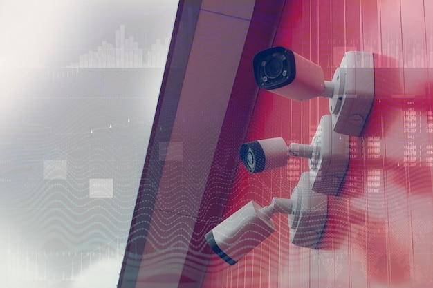 CCTV 외부 영상 감시 카메라 (물체 보호용)