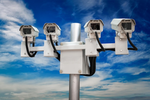 CCTV monitoring security cameras.