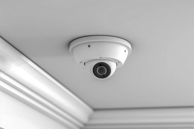 CCTV security camera for safety and crime protection indoors