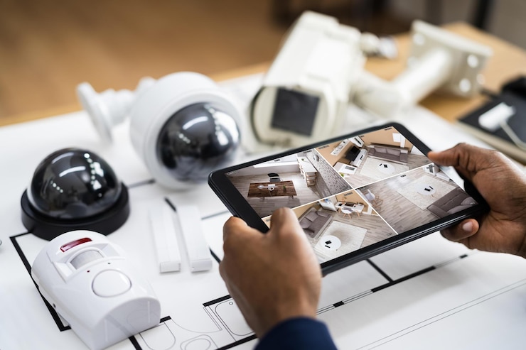 Photo cctv security system alarm home equipment