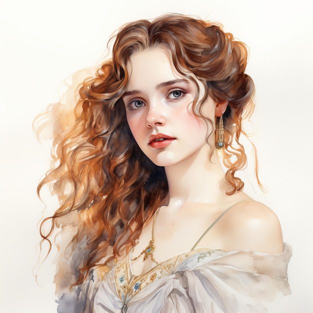 Cedrella A Romantic Realism Portrait By Beatrice Potter