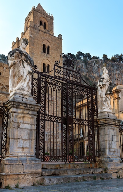 Cefalu town view Sicily Italy