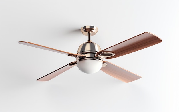 Ceiling Fan on White background