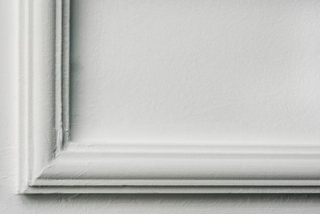 Ceiling moldings on a white surface