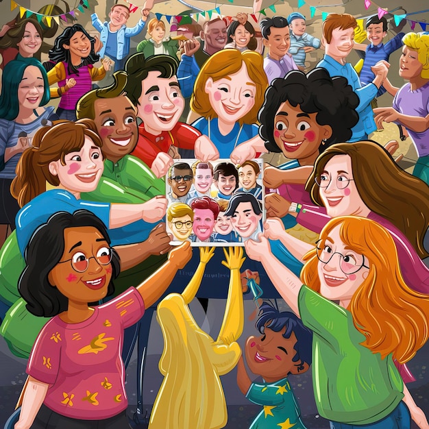 Celebrate Diversity and Unity on International Youth Day with Enthusiastic Young