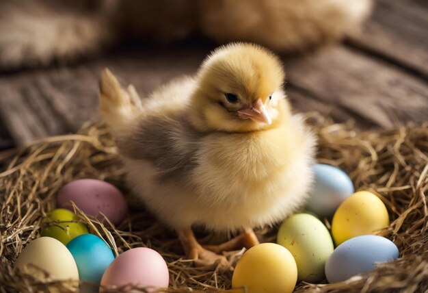 Celebrate Easter with Adorable Chicks A Symbol of Renewal and Joyful Spring Delight