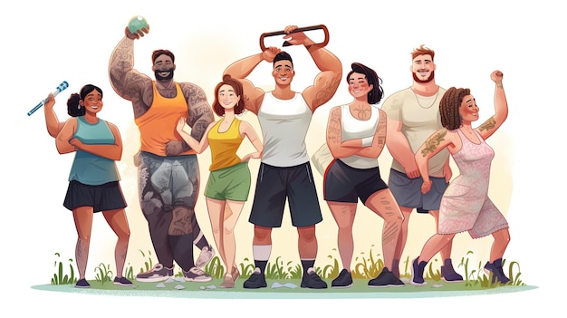 Celebrate Every Body Empowering Body Positivity Illustrations and Photos