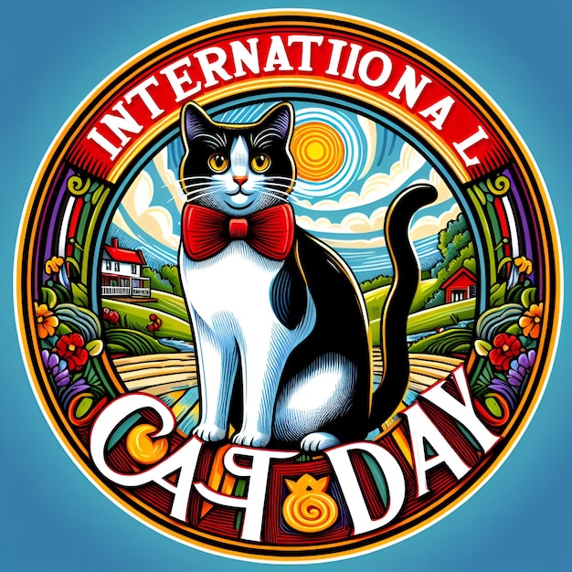 Photo celebrate international cat day honoring our feline friends worldwide