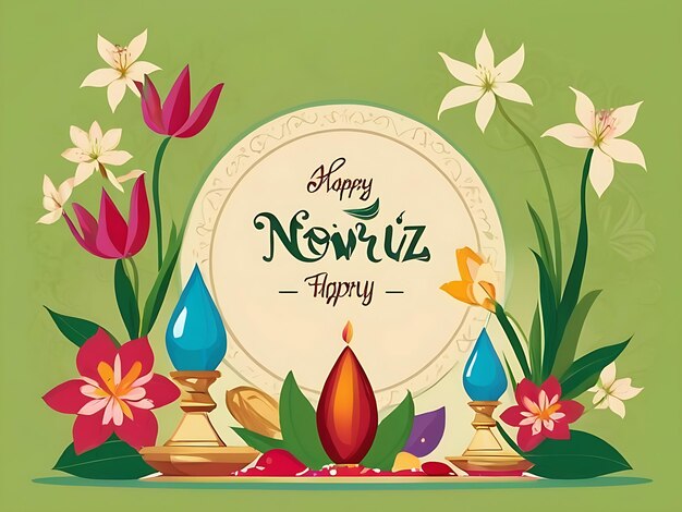 Celebrate Nowruz with Stunning Free Vector Flat Illustrations Download Now