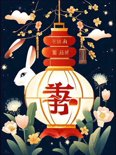 Celebrate Prosperity Chinese New Year and the Ancient Lunar Cycle Generative Ai