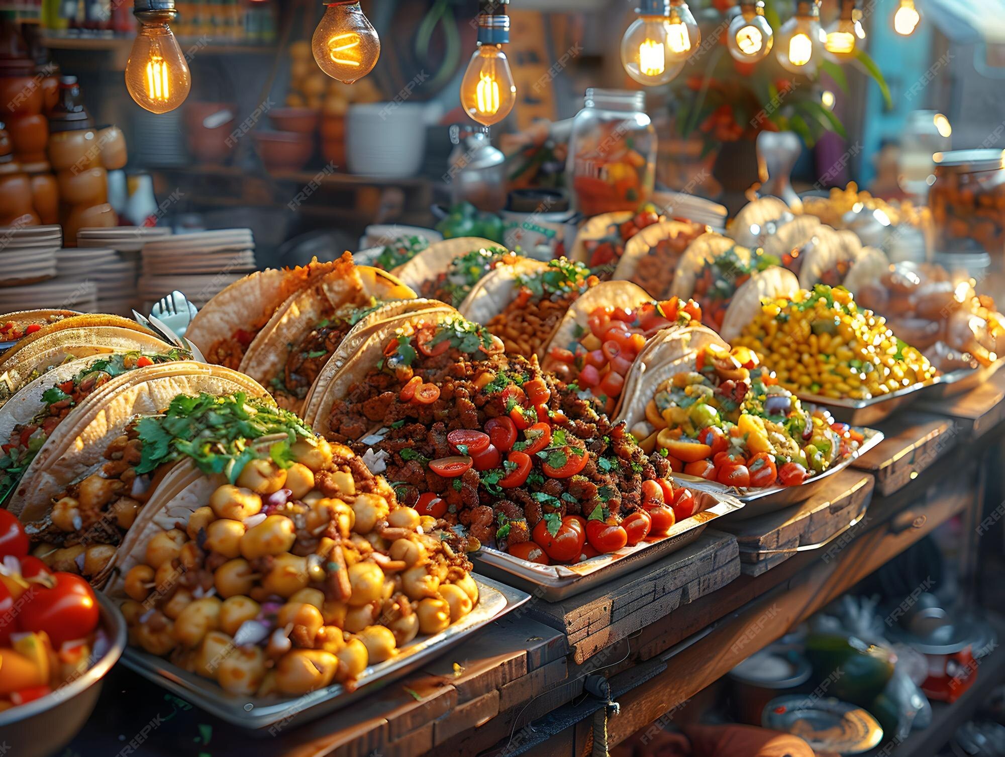 Premium Photo | Celebrate the sensory delights of street food culture