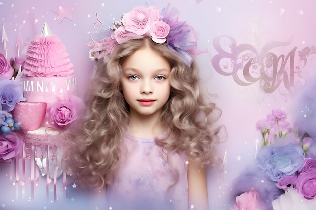 Premium AI Image  Celebrate the Wonders of Young Girls Exploring the 