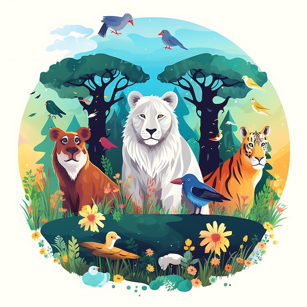 Celebrate World Animal Day 2023 World Wildlife Day with the animals WorldAnimalDay AnimalIcons