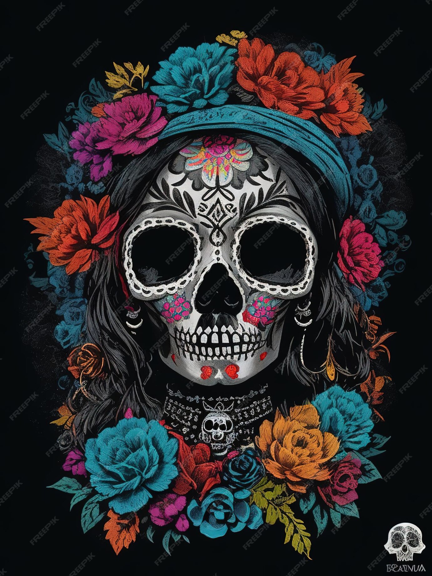 Premium AI Image | Celebrating the Day of the Dead Honoring Departed 
