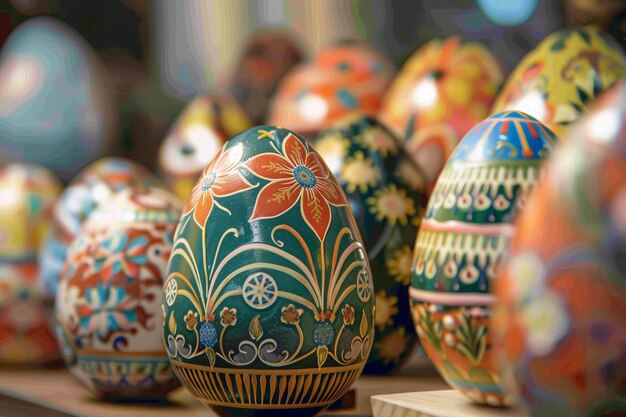 Celebrating Diversity and Spring A Colorful Array of Easter Eggs Inspired by Cultures Worldwide