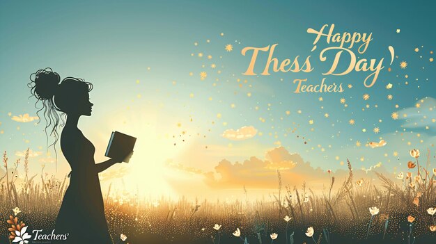 Celebrating Educators A Vibrant Happy Teachers Day Banner Illustration