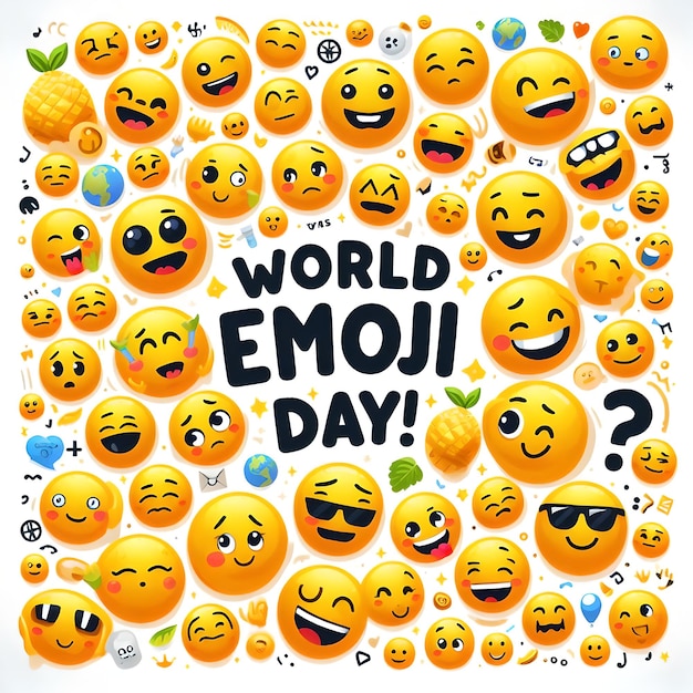 Foto celebrazione della giornata degli emoji