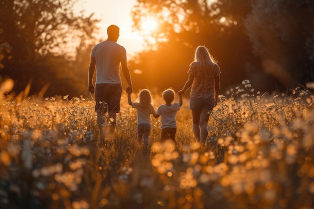 Foto celebrare le famiglie un'ode all'amore e alla connessione il giorno dei padri il giorno delle madri e il giorno dei genitori