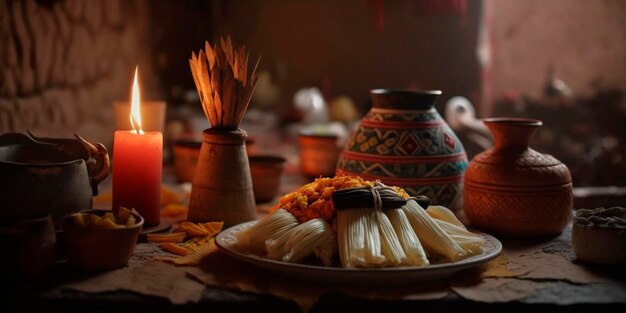 Celebrating the Feast of the Presentation Still Life with Candles for Dia de la Candelaria