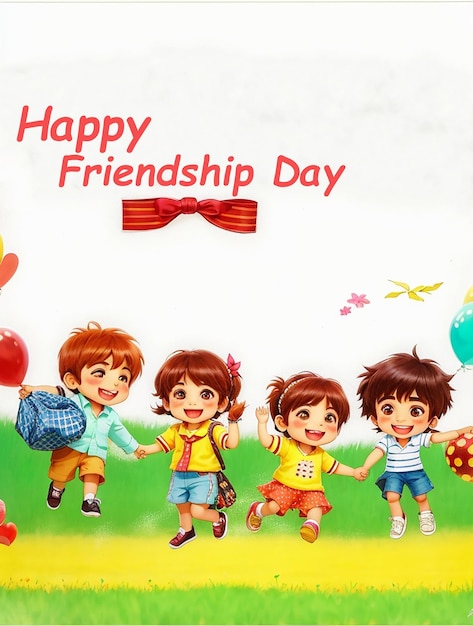 Celebrating Happy Friendship Day with friends together