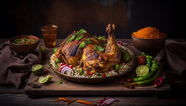 Celebrating Iftar with Roasted Kabsah Chicken